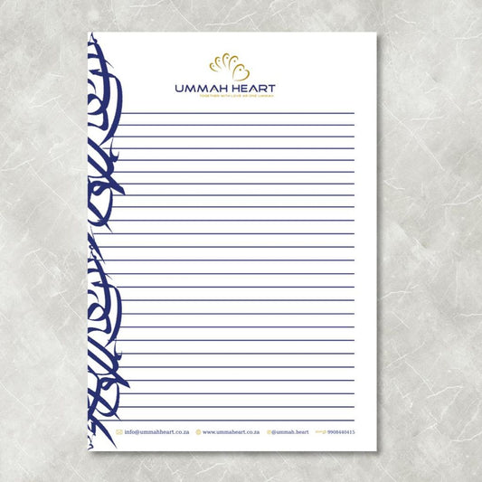 Ummah Heart Branded Notepads