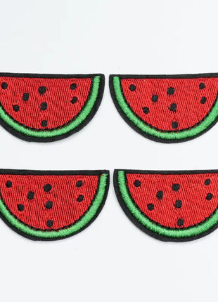 4pcs Watermelon Patches For Girls, Badge