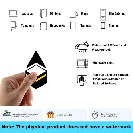 Qibla Stickers ( Set of 9)