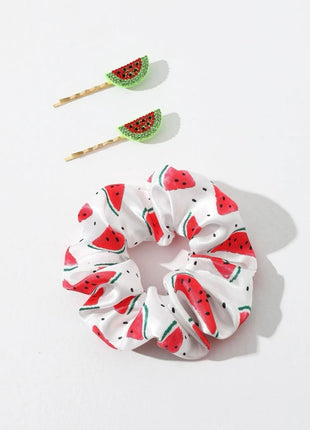 Watermelon Hair Band And Hair Clip set