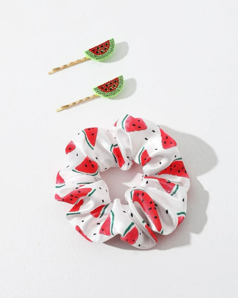 Watermelon Hair Band And Hair Clip set