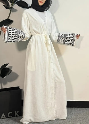 White Keffiyah Ladies Throw