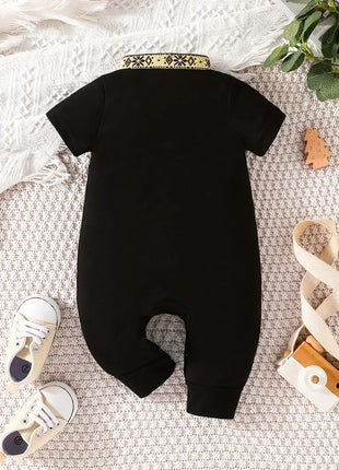 Embrioded Baby Rompers