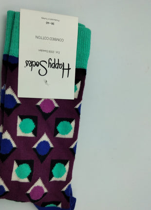 Happy Socks With Diamonds