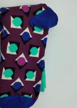 Happy Socks With Diamonds