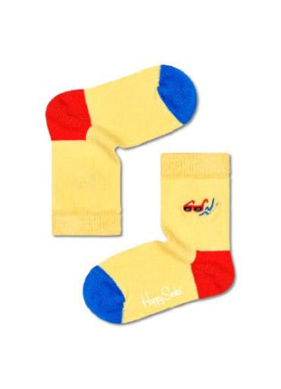 HAPPY SOCKS 3-Pack Kids Travel Socks Gift Set