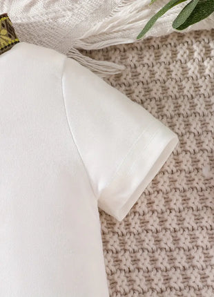 Embrioded Baby Rompers