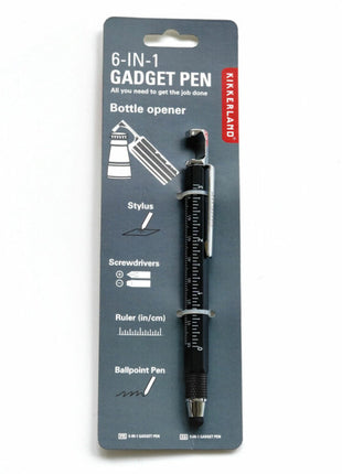 Kikkerland - 7-in-1 Multi-Tool Gadget Pen