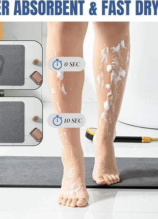 Diatomaceous Earth Absorbent Bath Mat
