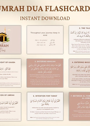 Umrah Guide Cards