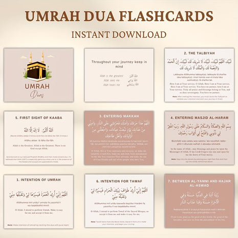 Umrah Guide Cards