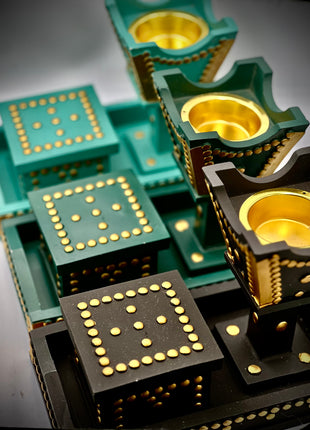 Bakhoor Burner with Tray and Bakhoor Holder