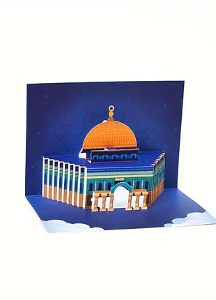 Dome of The Rock Popup Card Aqsa