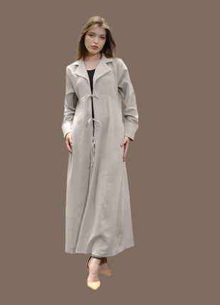 Abaya With bow detail Fresh Linen