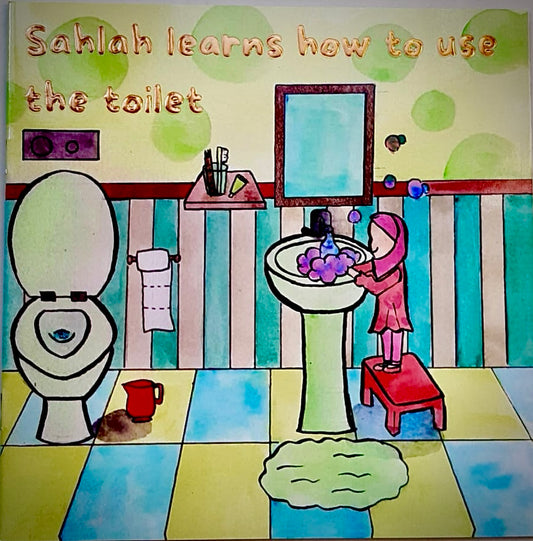 Sahlah Learns How To Use The Toilet