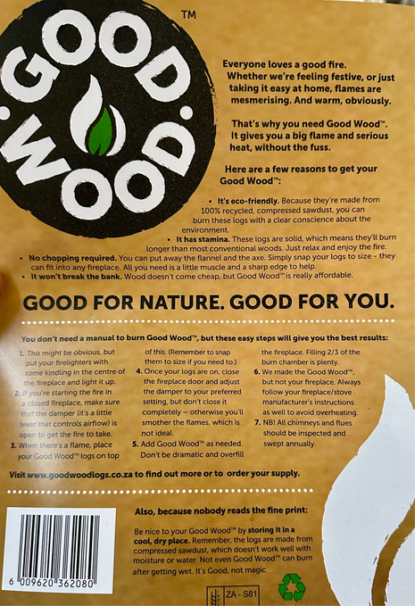 Eco Logs Firewood 20KGS