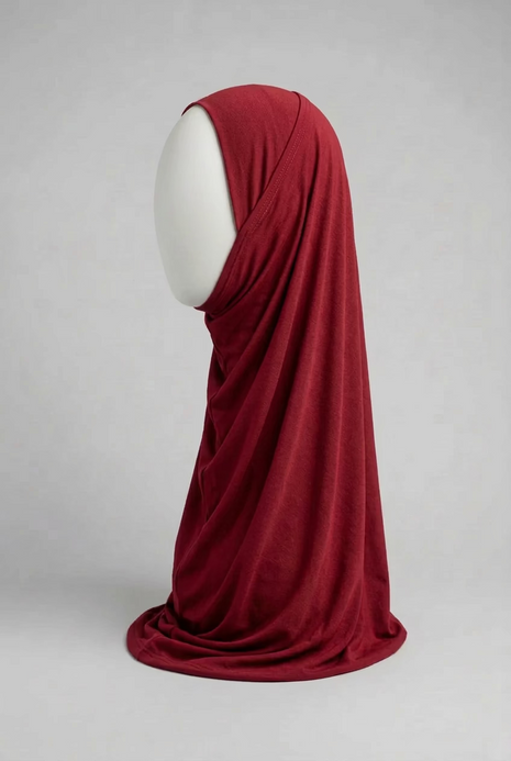 HMA Tube Burkah RED