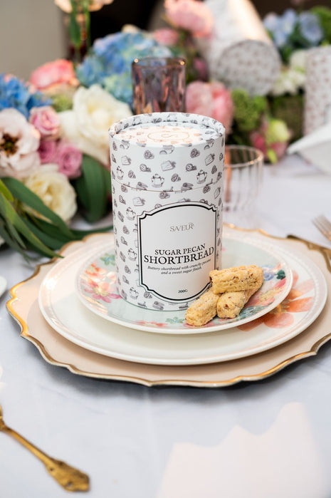 Saveur Sugar Pecan Shortbread