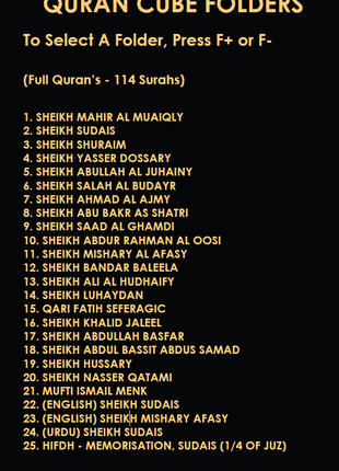 Quran Cube Aroma Diffuser