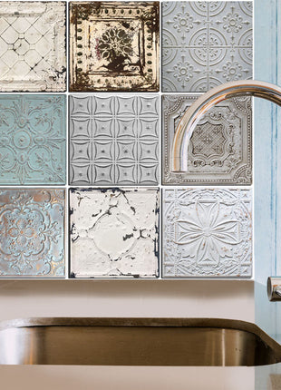 Vintage Ceiling Mix - Vinyl Wall Tiles