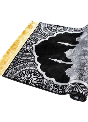 MISK BLACK AND GREY  - MADINA MADE 8MM 70X110