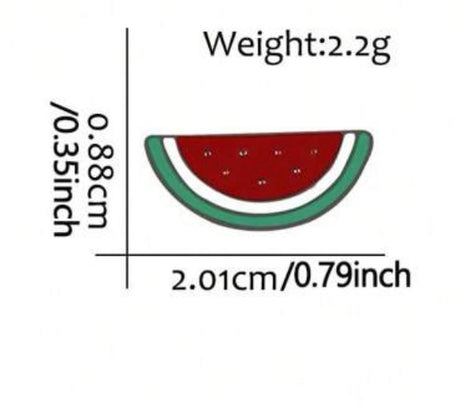 Watermelon Brooch