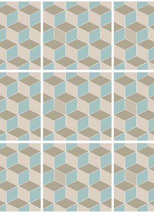 Geometric Blocks - Vinyl wall tiles