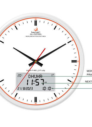 AL-FATIHA Azan Wall Clock