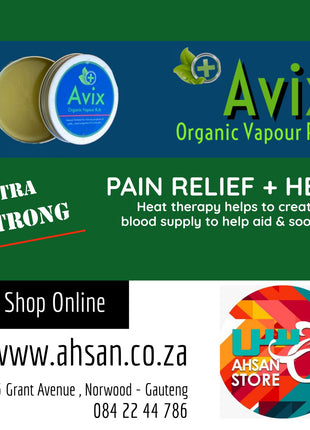 Avix Organic Vapour Rub 15G