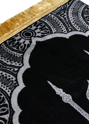 MISK BLACK AND GREY  - MADINA MADE 8MM 70X110