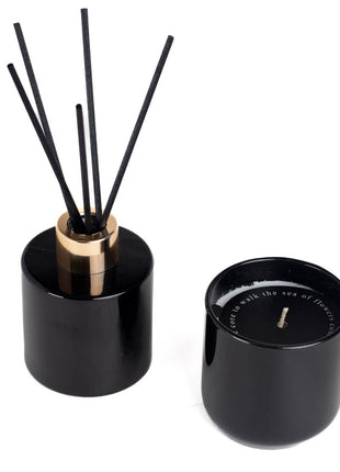 Luxurious Oud Candle & Reed Diffuser Set