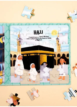 5 Pillars Of Islam Magnetic Puzzle Book by: Imaan Kidz