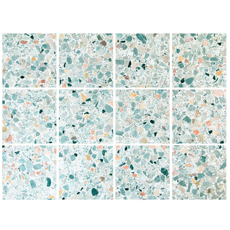 Terrazzo Aqua - Vinyl Wall Tiles