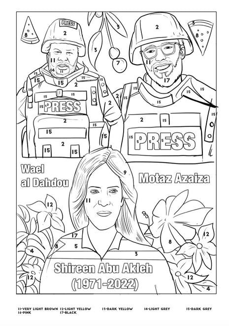 From the River to the Sea: A colouring book