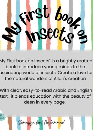 MY FIRST BOOK ON INSECTS