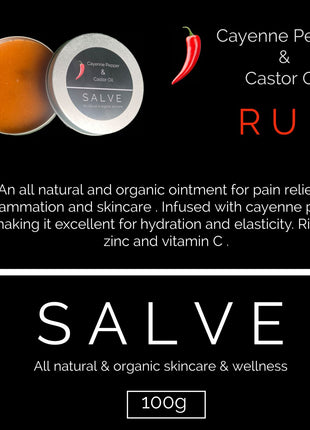 Salve Cayenne Pepper & Castor oil