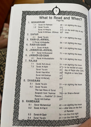 Selected Surahs & Duas