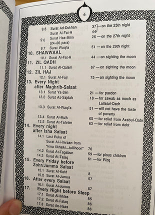 Selected Surahs & Duas