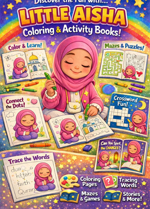 Little Aisha's Coloring Book