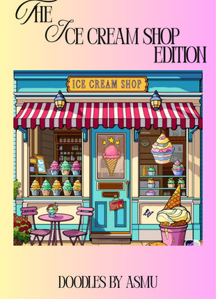 The Ice Cream Shop Coloring Book