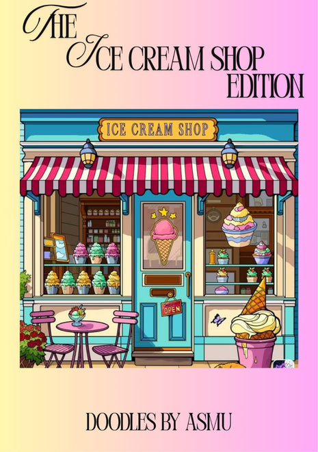 The Ice Cream Shop Coloring Book