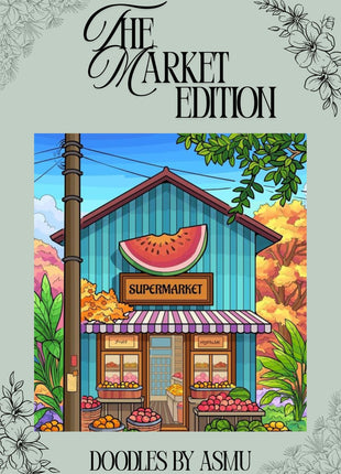 The Market Edition Coloring Book
