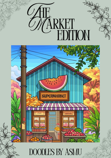 The Market Edition Coloring Book