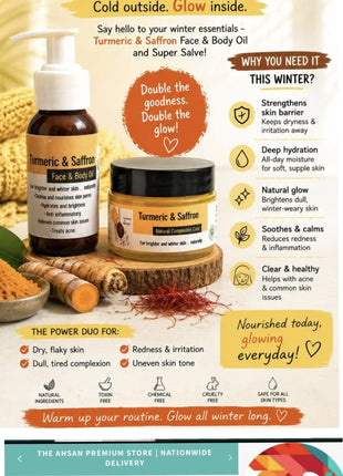 Tumeric and Saffron Face & Body Oil