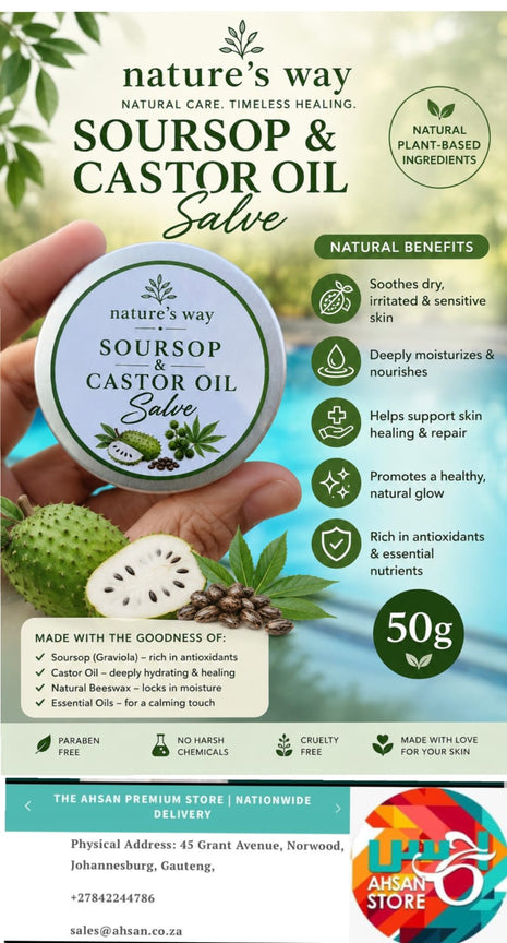 Soursop and Castor Oil Salve