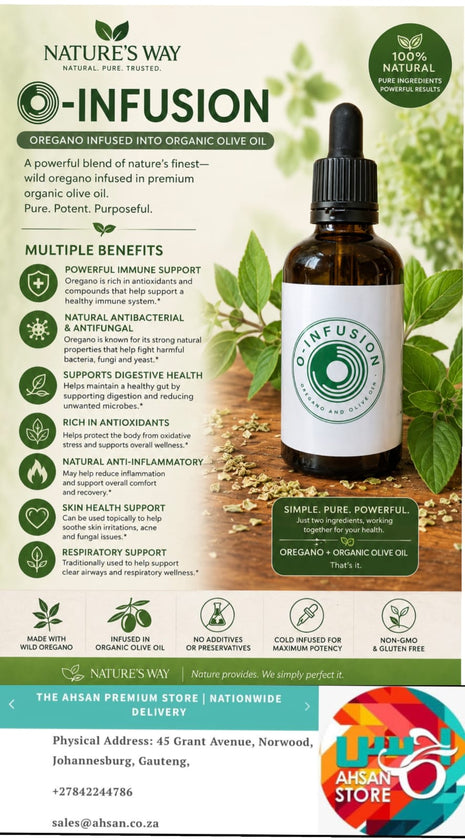 O Infusion Oregano and Olive Elixr
