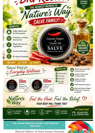 Cayenne Pepper & Castor Oil Salve