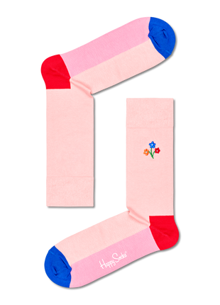 HAPPY SOCKS 3-Pack Flower Socks Gift Set