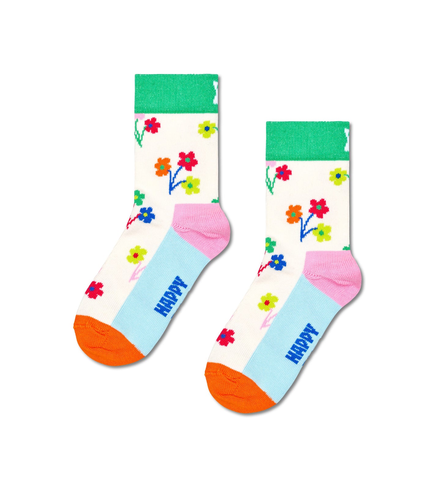 HAPPY SOCKS 3-Pack Flower Socks Gift Set