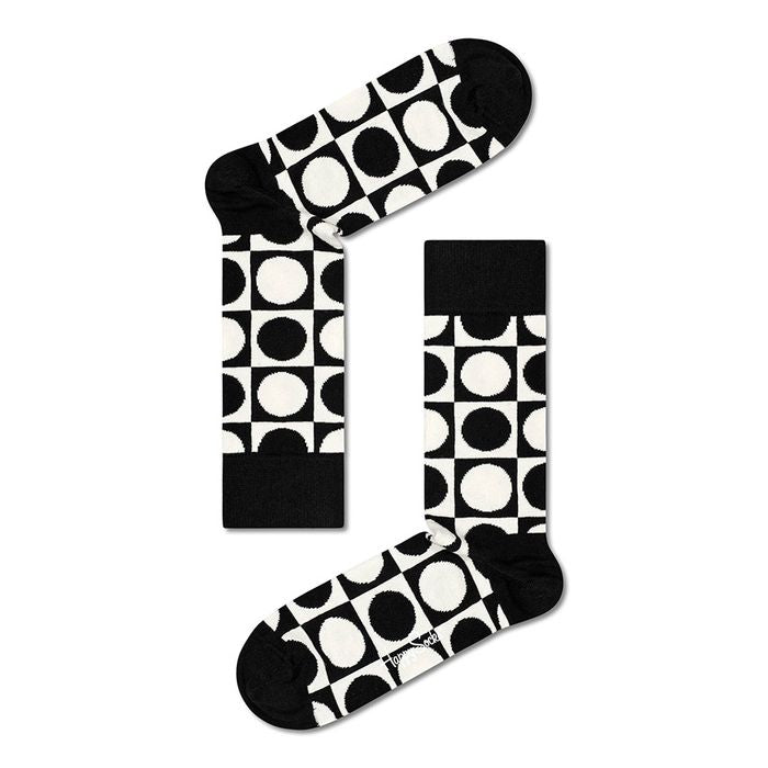 HAPPY SOCKS 4-Pack Black & White Socks Gift Set
